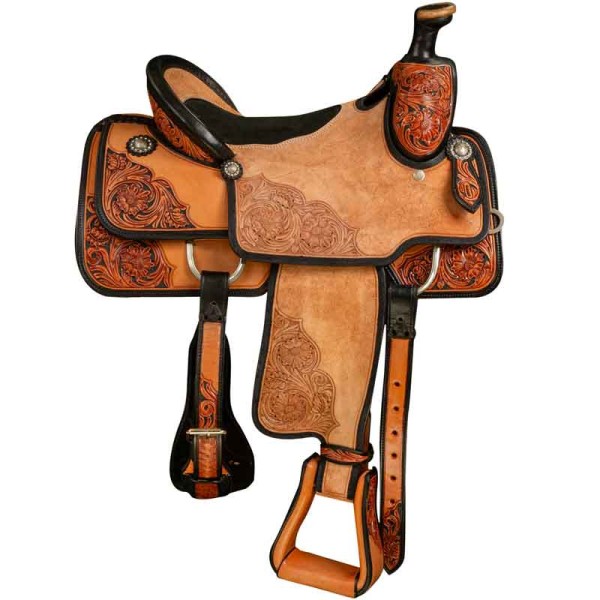 Spot Tooled Roper Saddle